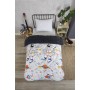 ETE HOMETEX TEK KİŞİLİK LÜX WELSOFT YORGAN ASTRONOT ANTRASİT 155X215CM 8696474231858